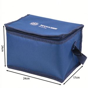 Sac isotherme portable grande capacité en PEVA bleu, imperméable, personnalisable, pour le déjeuner – Ventes flash du fabricant - Product Image 2