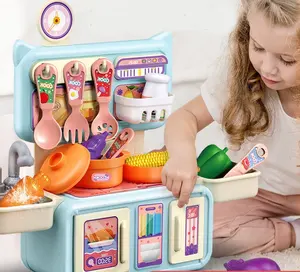 cheapest 13pcs plastic pretend play toy kitchen food children mini kitchen toys set for kids cocinas de juguetes por mayor