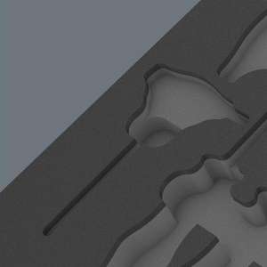 Wera-05137313001โฟมแทรก '''hex ไขควงชุด1 ''(ว่างเปล่า) 344x30x392mm-เวิร์คช็อปกลิ้ง4013288225443 EAN - Product Image 3