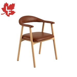 Chaises <span class=keywords><strong>de</strong></span> salle à manger en bois massif, design commercial, revêtement en tissu, vente en gros <span class=keywords><strong>de</strong></span> meubles - Product Image 3