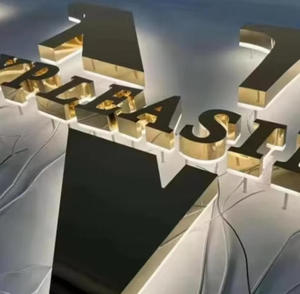 ป้ายอะคริลิค LED แบบกำหนดเอง ตัวอักษรเรืองแสงด้านหลัง สำหรับอาคาร สำนักงาน งานแต่งงาน ร้านค้า บ้าน โฆษณา แหล่งกำเนิดแสงนีออน ใช้ไฟ DC - Product Image 4