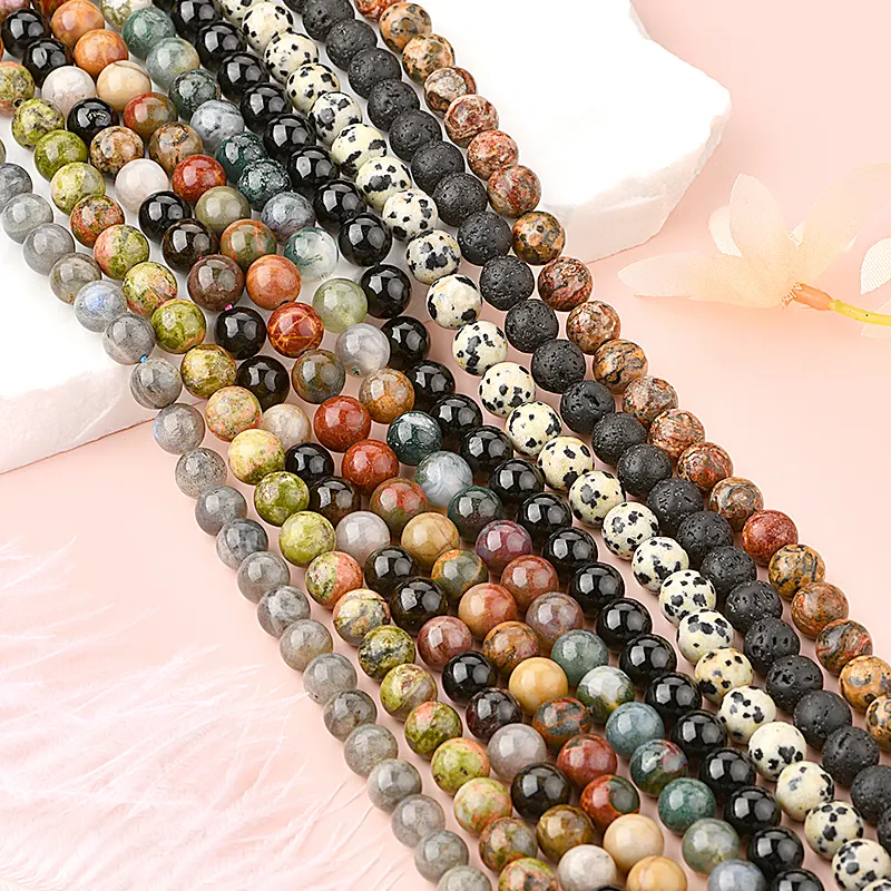 Genuine Natural Grade Aa Loose Gemstone Strand Stone Beads for Jewelry Making