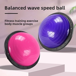 Pour <span class=keywords><strong>Bosu</strong></span> Half Ball pour la maison ou le studio Fitness <span class=keywords><strong>équilibre</strong></span> et force de base améliorés avec vitesse de vague améliorée pour le yoga et le pilates - Product Image 3