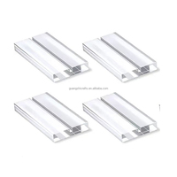 Support de présentation en acrylique transparent avec fente