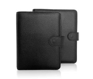 Organisateur de cahier de couverture d'<span class=keywords><strong>agenda</strong></span> en cuir avec logo personnalisé, vente en gros - Product Image 1