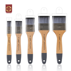 Bộ cọ vẽ tường acrylic Xin Bowen 5 cỡ, cọ vẽ nghệ sĩ, nhiều màu, lông nylon, đầu phẳng - Product Image 1