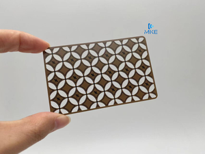 بطاقة أعمال معدنية لزيارة بطاقة الائتمان وبطاقة زجاجية - Product Image 3