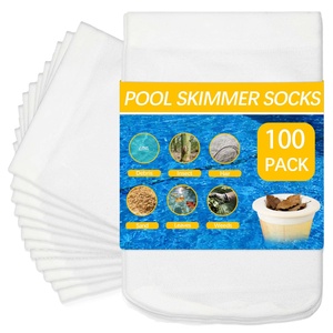 Paniers filtrants réutilisables pour piscine, chaussettes de filtration pour ramassage des feuilles - Product Image 1
