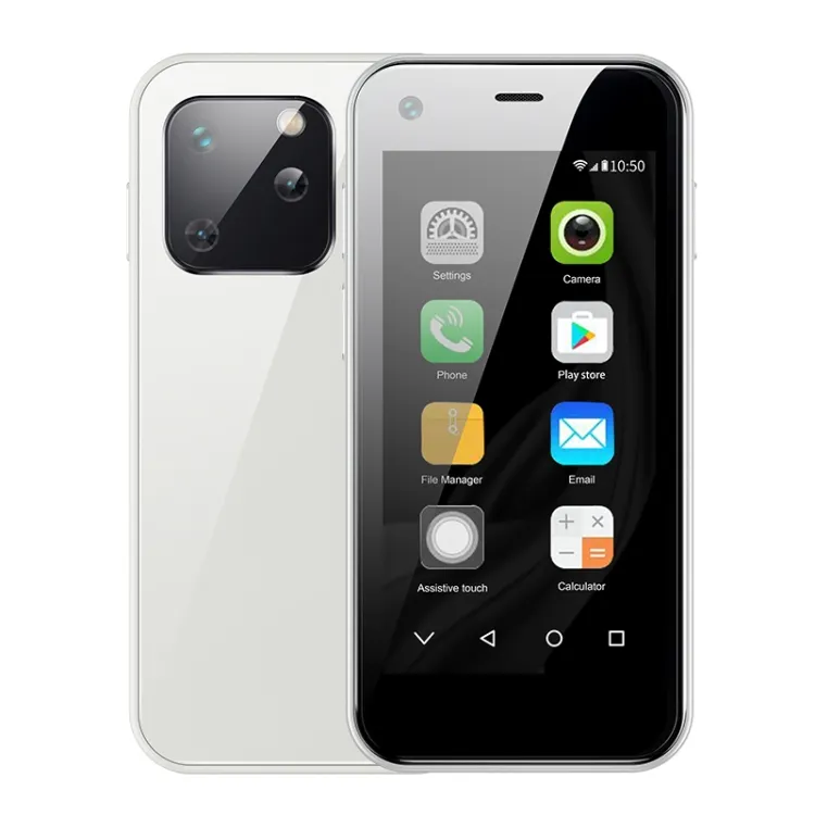 SOYES XS13 2,45 polegadas pequeno tamanho palma tela de toque 3G 1GB RAM 8GB ROM Android Mini Smart Mobile Phone