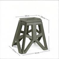 Tabouret de moto pliable multifonctionnel portable en PP, support pour véhicule tout-terrain