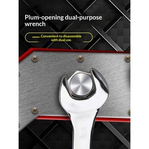 KAODEE Wrench <b>Tool</b> Set Plum Blossom All-in-one Combination Hardware Ratchet Double End Open-end Dual-Purpose Design Dual- Dual-P - Product Image 2