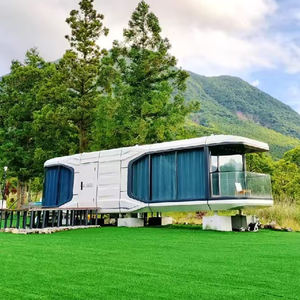 Personnaliser Structure en Acier Bâtiment en Direct Portable Design Bungalow Luxe Moderne Style Expédition Espace Capsule Maison - Product Image 6