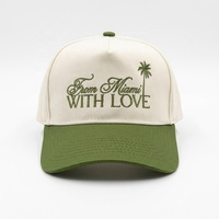 Casquettes de baseball personnalisées pour mariage, bicolores olive, brodées en cursive, style rétro, vierges, à fermeture snapback, pour cadeaux d'invités de fête