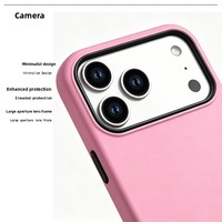 Nouvelle coque mate 2-en-1 color block pour iPhone 18 17 16 15 14 Pro Max – Protection intégrale antichoc au design esthétique contrasté