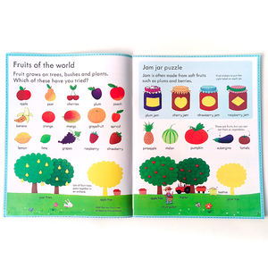 <span class=keywords><strong>Libros</strong></span> de pegatinas de educación temprana transfronterizos personalizados para niños pequeños potencialmente enfocados Impresión de cartón de papel - Product Image 4
