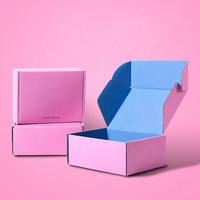 Boîte d'emballage de vêtements personnalisée avec un design moderne et élégant, stratification brillante et mate, échantillon gratuit pour chaussettes et sac cadeau de magasin