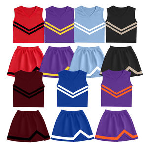 Set di <span class=keywords><strong>Abbigliamento</strong></span> Sportivo per Bambine e Ragazze, Gonna da Cheerleader Personalizzata per Scuola e Football - Product Image 3