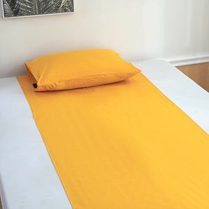 Drap de lit double respirant et doux, anti-statique, anti-âge, antibactérien, avec logo personnalisé, design moderne uni ou à rayures, pour mise à la terre - Product Image 3