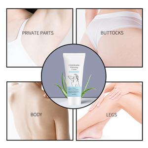 Crème éclaircissante pour les aisselles, les jambes, les genoux et la peau du corps, bio, avec logo personnalisé OEM - Product Image 3