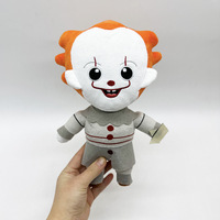Peluche personnalisée avec logo IT Pennywise, jouet en peluche d'horreur Phunny, bienvenue à Delhi, poupées en peluche d'horreur, Halloween, démon, garçon, coussin doux