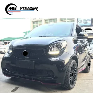 High fitmen!SMART 453 body kit fit to B style front diffuser rear diffuser side skirts muffler tips high quality pp material