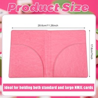 Portacarte da Mahjong in PU Super Leggero Stile Coreano, Espandibile, con Doppia Tasca Pieghevole, Unisex - Offerta Imperdibile