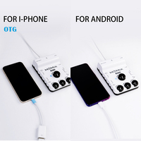 Carte son USB JOYO MOMIX pour appareils mobiles, alimentation fantôme 48V, double sortie de monitoring, interface Plug and Play, multi-effets, métal