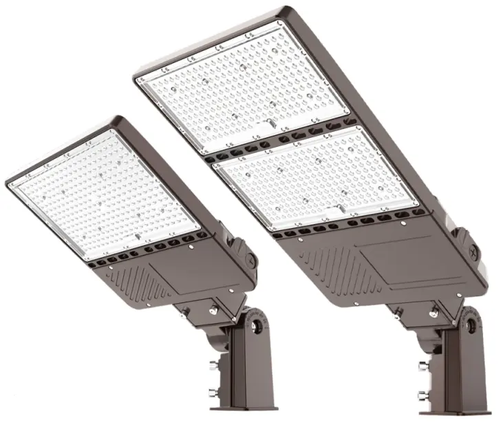 Luz de estacionamiento LED Potencia y CCT Cambiable IP65 Estadio Cancha DE TENIS Luz de calle LED