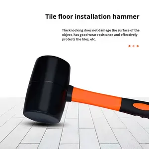 Sicherheits-Spaltkopfhammer mit Kunststoffgriff und Gummikopf für Maschinisten, Keramikfliesen und Kleine Lederarbeiten - Product Image 2