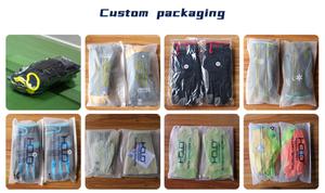 PRI Sticky Palm & Respirável Personalizável MOQ 200, Transporte Rápido DDP Logística 20-Yr Fábrica Luvas De Futebol Americano - Product Image 6