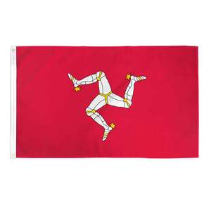 <span class=keywords><strong>Drapeau</strong></span> de l'île de <span class=keywords><strong>Man</strong></span> Drapeaux nationaux de couleur personnalisée durable en polyester imprimé numérique de haute qualité pour un usage sportif - Product Image 1