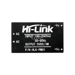 Hi-Link HLK-PM01 AC-DC Isolated Power Module 220V to 5V 3.3V 12V 24V Smart Home Switch Power Module hlk-pm01 hlk-pm03