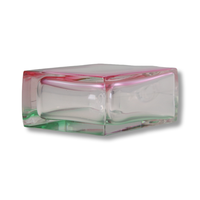 OEM ODM Bon Prix Diffuseur de Parfum en Verre Transparent Design Unique Carré Décoratif Rose de 15ml 20ml