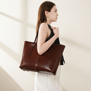 <span class=keywords><strong>Borse</strong></span> a tracolla in pelle da ufficio da donna di lusso con chiusura a cerniera <span class=keywords><strong>borse</strong></span> da viaggio - Product Image 4