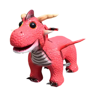 Joy2fun Juguete de <span class=keywords><strong>dinosaurio</strong></span> electrónico animado para interiores, andador eléctrico operado con monedas, directo de fábrica - Product Image 5
