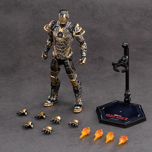 Nuove Action figure MK41 scheletro nero 7 pollici mobili giunti in ferro da uomo genuino meraviglia regalo in plastica 1:8 modello giocattolo età 14 + - Product Image 4