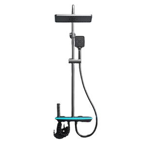 Tunggal Semua tembaga Booster kamar mandi kuningan kepala pancuran kunci Piano tampilan Digital lembut keramik suasana lampu konstan - Product Image 4