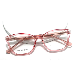 משקפי עיניים חתול אופנה חדש משקפי ססגוניות מרובעים מסגרות מרובעים יוניסקס עבור משקפי ראייה - Product Image 4