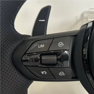 Volant sport en cuir de qualité supérieure pour BMW, pour les modèles Série 3 F10/F30/F90/F01/F12/M3/M6/E90/Z4/X1/X6, modèle <span class=keywords><strong>TN3</strong></span> - Product Image 3