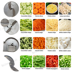 Otomatik Sebze Patates Doğrayıcı Dilimleyici Parçalayıcı/ Patates Kızartması Kesme Makinesi/ Endüstriyel Sebze Doğrayıcı - Product Image 3