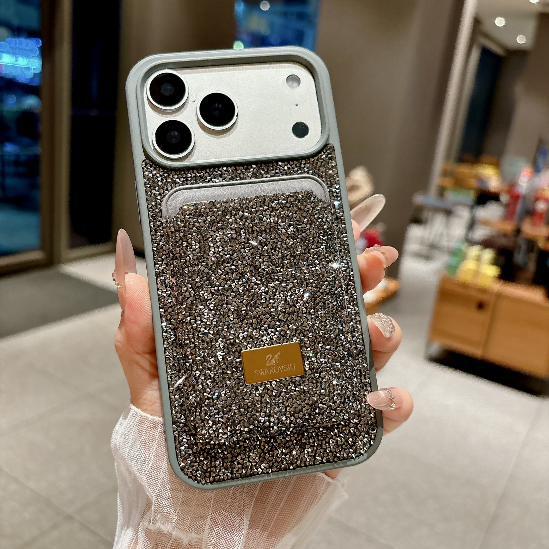 สีเทา + ที่ใส่บัตร