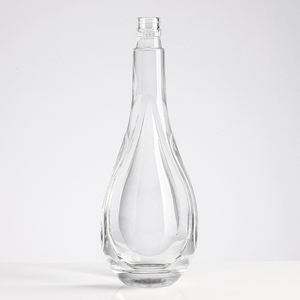 ग्लास की बोतल 200 मिलीलीटर 375 मिली 500 मिलीलीटर 700 मिलीलीटर 750ml 1000ml व्हिस्की वोदका गिन रम पेय - Product Image 1