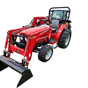 Tracteur agricole d'occasion Massey Ferguson 1525, 25 CV, transmission par engrenages, 4 roues motrices, rouge, utilisation agricole, chargeur frontal, garantie de 6 mois - Product Image 6