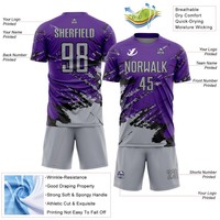 Maillots de football vierges en gros – Uniformes unis pour impression personnalisée et personnalisation d'équipe