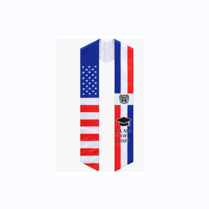 Estola de graduación de alta calidad, Bandera de Colombia americana, Bandera de País de graduación, estola de graduación para Estudiantes Internacionales - Product Image 5