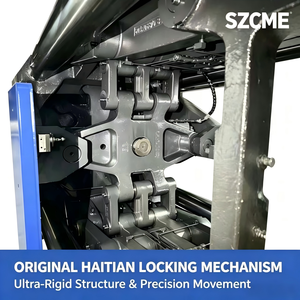 En stock: Inyector <span class=keywords><strong>Haitian</strong></span> MA260 SE 260T de segunda mano con espaciado de barras de unión de 630x630mm, peso 11000kg - Product Image 3