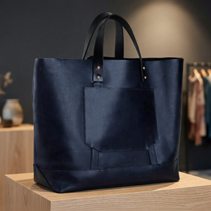 Sacs à main décontractés de luxe pour femmes BS INTERNATIONAL en cuir véritable, imperméables, avec fermeture éclair, légers, pliables, durables, grand format - Product Image 3