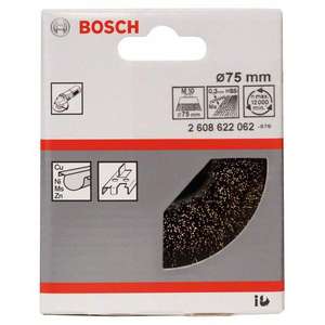 BOSCH - 2608622062 Brosse coupelle ondulée ø 75mm avec revêtement laiton-EAN 3165140102704 ABRASIVES - Product Image 2