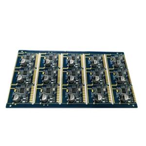 Carte PCB <span class=keywords><strong>vierge</strong></span> FR4 double couche personnalisée pour l'électronique intelligente, finition ENIG, huile bleue, texte blanc, pour appareils matériels intelligents - Product Image 3