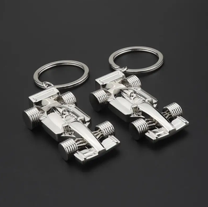 Porte-clés de voiture 3D personnalisé en gros, porte-clés en métal de voiture vintage, cadeau promotionnel, modèle de voiture de course décapotable, porte-clés de camion - Product Image 2